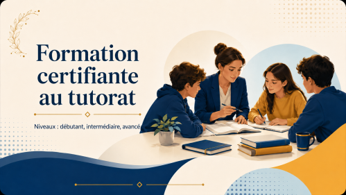 Certificat AcademieLab de tutorat p&eacute;dagogique personnalis&eacute;